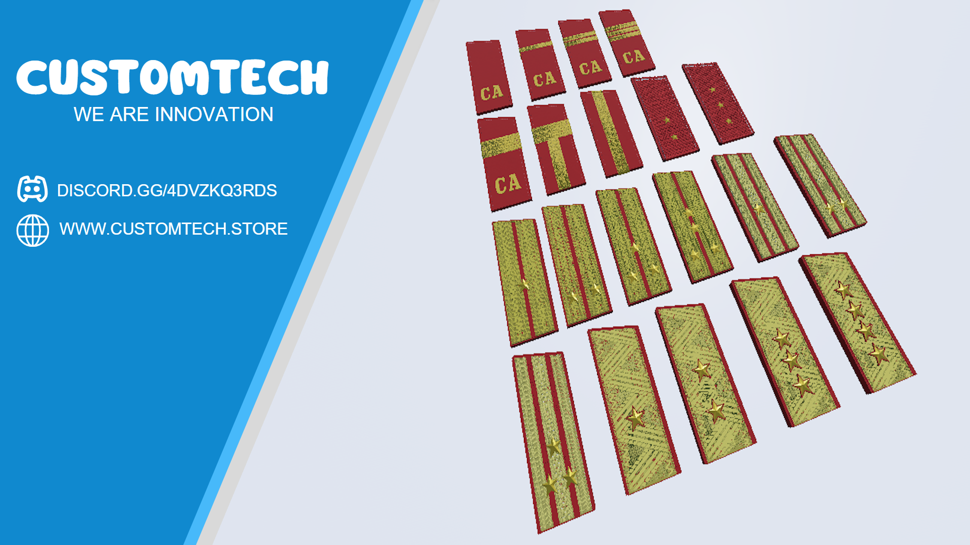 Military Edition: Soviet Army 3D Patches