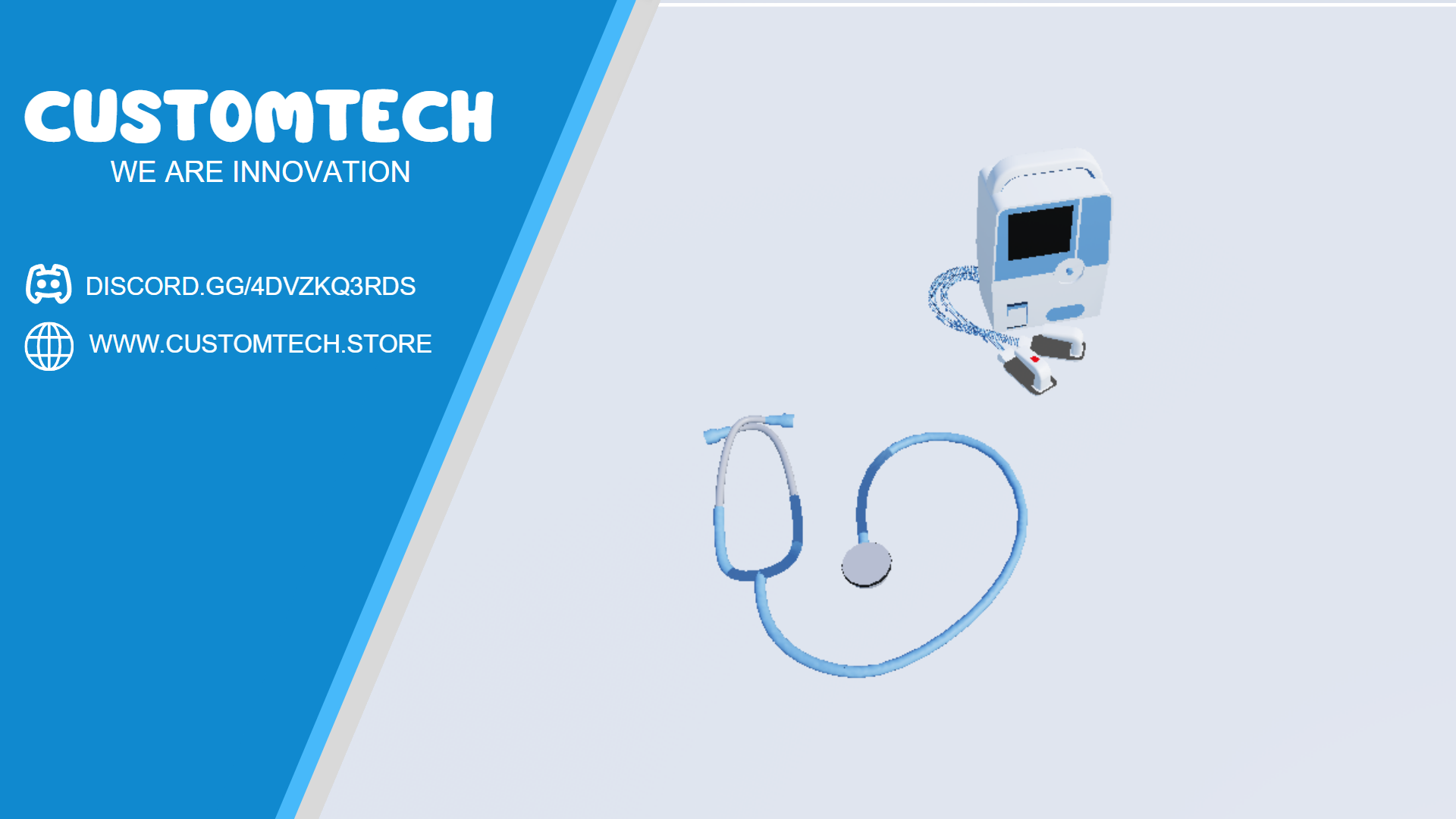 Medical Edition: Defibrillator and stethoscope